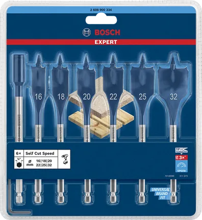 ชุดดอกสว่านเจาะปูน Bosch Expert Self Cut Speed ขนาด 16–32 มม.