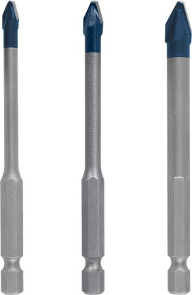 ชุดดอกสว่านเจาะเซรามิกแข็ง Bosch EXPERT HEX-9 จำนวน 3 ชิ้น