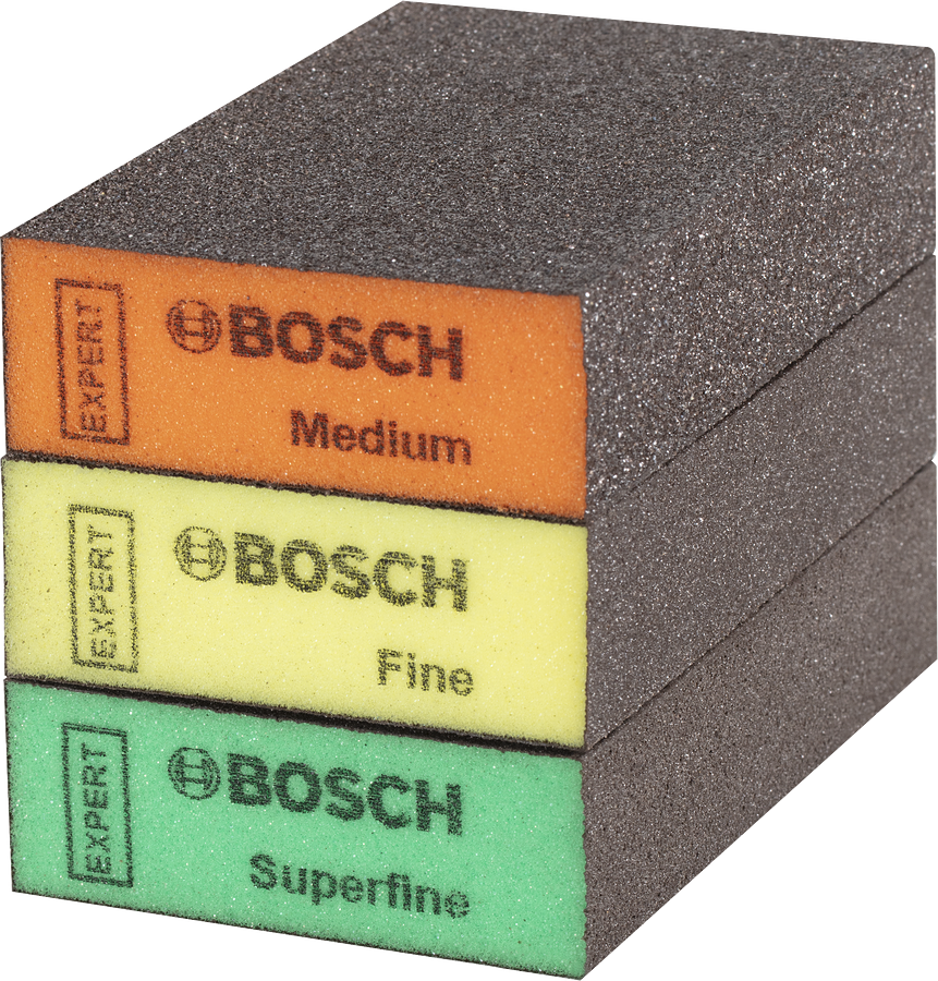 บล็อกขัด Bosch EXPERT S471 ละเอียดปานกลาง ละเอียดพิเศษ.