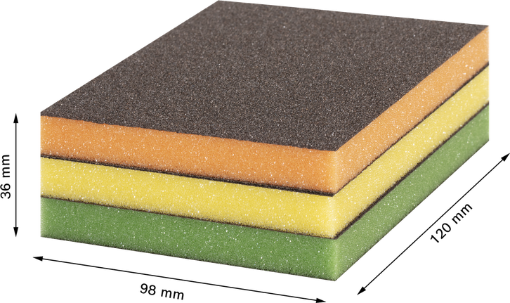 แผ่นขัด Bosch EXPERT S473 ขนาดกลางละเอียดมาก