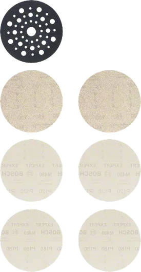 ชุดเริ่มต้น Bosch EXPERT M480 พร้อมแผ่นขัด 125 มม.