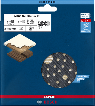 ชุดเริ่มต้น Bosch M480 Net 150 มม.