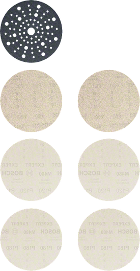 Bosch EXPERT M480 ชุดเริ่มต้น แผ่นขัดแบบตาข่ายเปิด 150 มม.