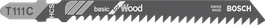 เลื่อยจิ๊กซอว์ T 111 C Basic for Wood