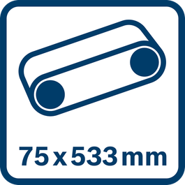   75 x 533