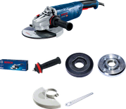 เครื่องเจียรไฟฟ้า Bosch GWS 24-180 พร้อมอุปกรณ์เสริม.