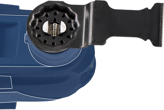 เครื่องมืออเนกประสงค์แบบสั่นพร้อมใบมีดตัด.