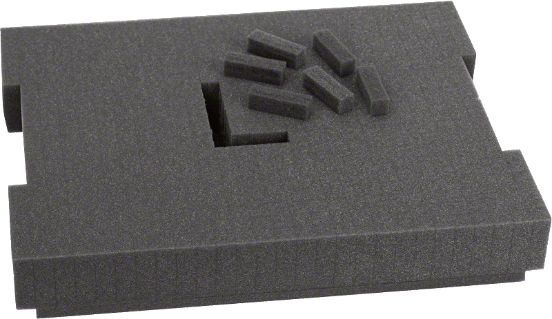 แผ่นโฟม Bosch สำหรับจัดเก็บและปกป้องเครื่องมือ.