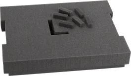 แผ่นโฟม Bosch สำหรับจัดเก็บและปกป้องเครื่องมือ.