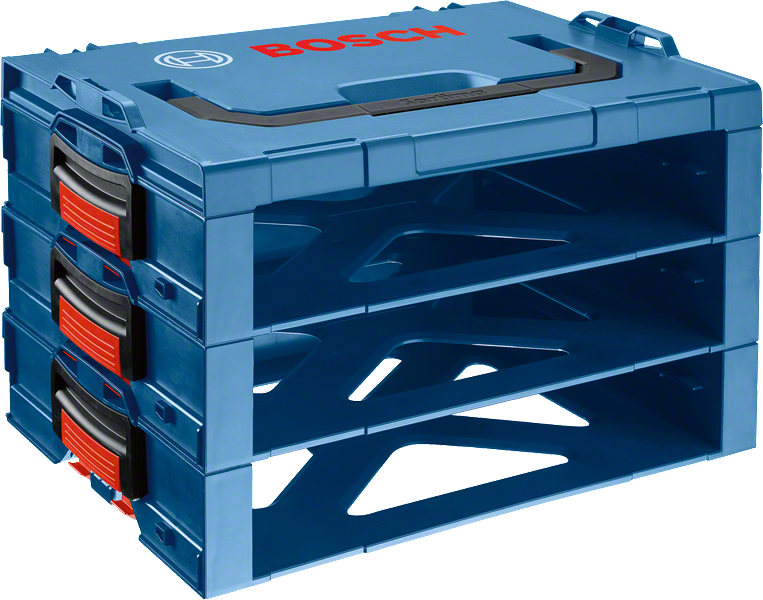 ชั้นวาง Bosch i-BOXX พร้อมระบบติดตั้ง 3 ชิ้น.