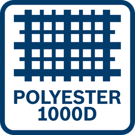 ตัวกระเป๋าทำจากโพลีเอสเตอร์ 1000D ที่มีความแข็งแรงทนทาน
