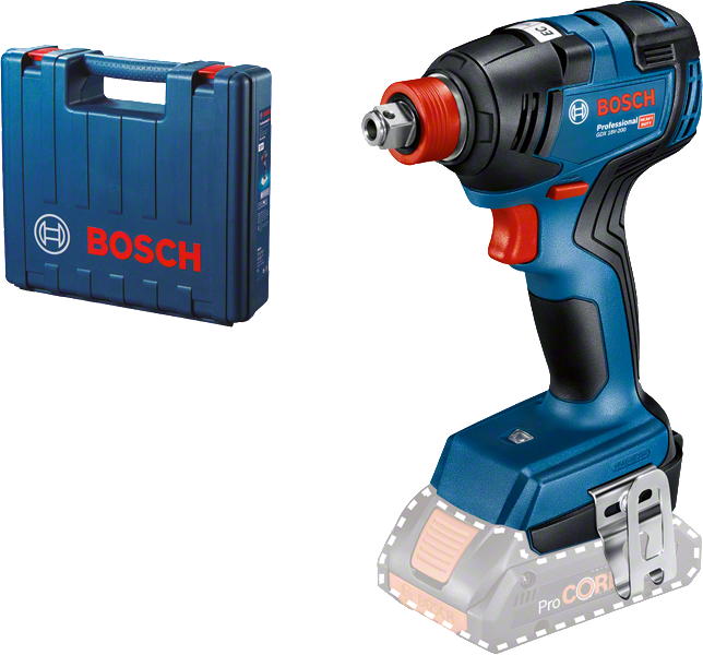 ไขควงกระแทกไร้สาย Bosch GDX 18V-200 พร้อมกระเป๋าใส่.