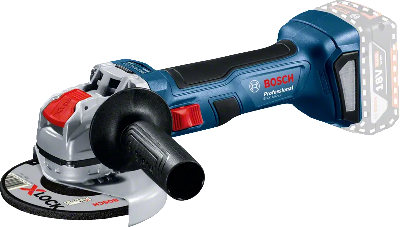 เครื่องเจียรไร้สาย Bosch GWX 180-LI พร้อม X-LOCK.