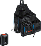 ชุดกระเป๋าใส่เครื่องมือ Bosch พร้อมช่องเก็บของหลายช่อง.
