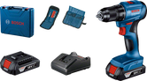 ชุดสว่านไร้สาย Bosch GSR 185-LI พร้อมแบตเตอรี่ 18V สองก้อน