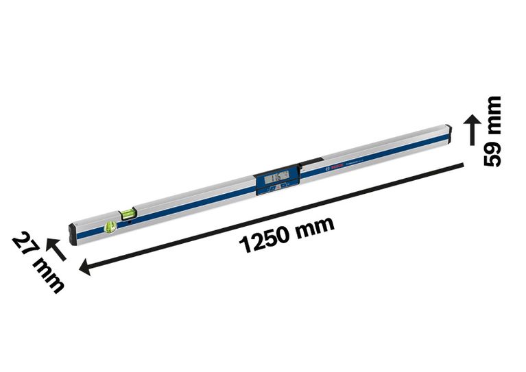 เครื่องวัดความเอียงแบบดิจิตอล Bosch GIM 120 พร้อมจอแสดงผล LCD.