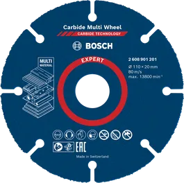 ใบตัดคาร์ไบด์ Bosch EXPERT Multi Material 110x20มม.