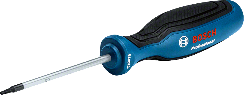 ไขควง Bosch T10x75 ด้ามจับสีน้ำเงินตามหลักสรีรศาสตร์