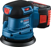 เครื่องขัดแบบสุ่มวงโคจร Bosch GEX 185-LI พร้อมแผ่นขัดขนาด 125 มม.