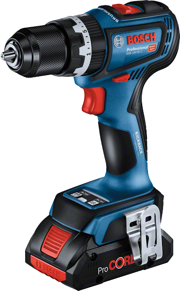 สว่านไร้สาย Bosch GSB 18V-90 C พร้อมแบตเตอรี่ ProCORE.