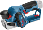 เครื่องไสไม้ไร้สาย Bosch GHO 12V-20 พร้อมด้ามจับที่ถูกหลักสรีรศาสตร์.
