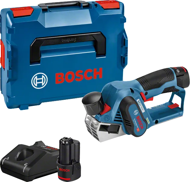 เครื่องไสไม้ไร้สาย Bosch GHO 12V-20 พร้อมเคสและแบตเตอรี่.