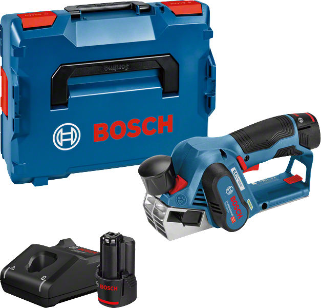 เครื่องไสไม้ไร้สาย Bosch GHO 12V-20 พร้อมเคสและแบตเตอรี่.