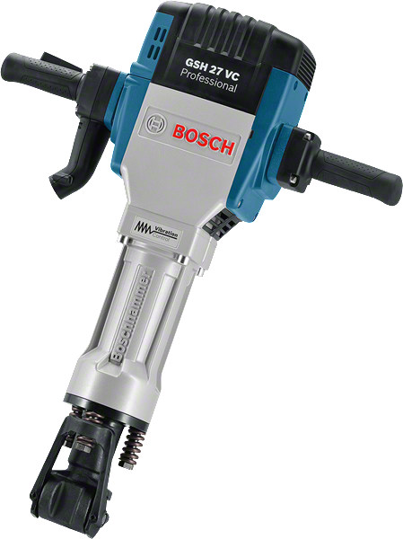 สว่านกระแทก Bosch GSH 27 VC พร้อมระบบควบคุมการสั่นสะเทือน.