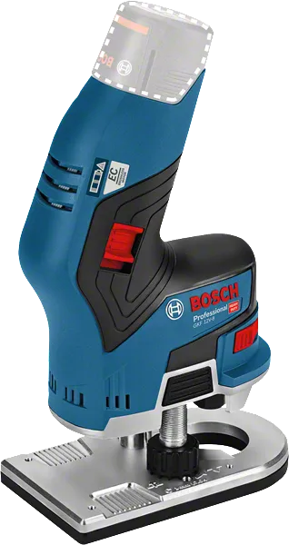 เครื่องเราเตอร์ไร้สาย Bosch GKF 12V-8 สำหรับการตัดแต่งขอบอย่างแม่นยำ.