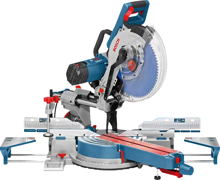 เลื่อยองศาเลื่อน Bosch GCM 12 SDE พร้อมมุมปรับ.