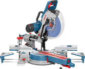 เลื่อยองศาเลื่อน Bosch GCM 12 SDE พร้อมมุมปรับ.