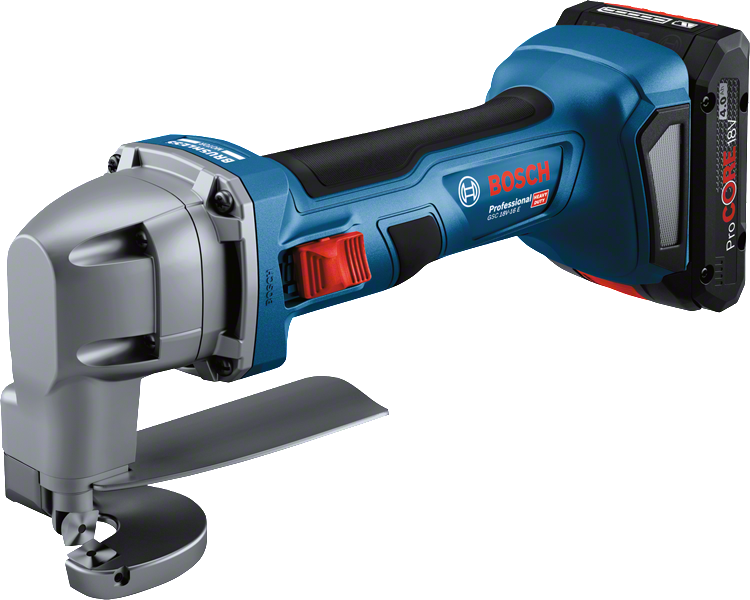 กรรไกรตัดโลหะไร้สาย Bosch รุ่น GSC 18V-16 พร้อมแบตเตอรี่ ProCore 4Ah