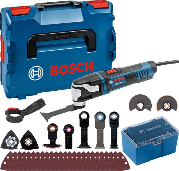 ชุดเครื่องมืออเนกประสงค์ Bosch GOP 55-36 พร้อมอุปกรณ์เสริมและกล่องใส่.