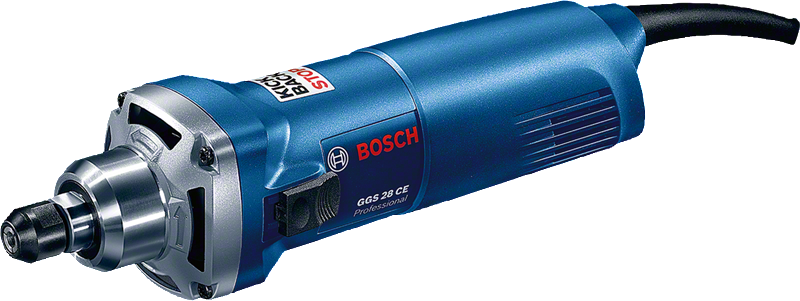 เครื่องเจียรตรง Bosch GGS 28 CE สำหรับการเจียรแม่นยำ.