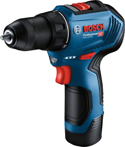สว่านไร้สาย Bosch GSR 12V-30 พร้อมหัวจับโลหะ.