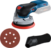 ชุดเครื่องขัดสุ่มไร้สาย Bosch GEX 18V-125