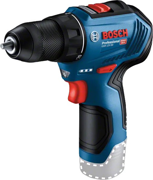 สว่านไร้สาย Bosch GSR 12V-30 พร้อมหัวจับโลหะ.