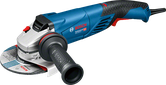 เครื่องเจียรไฟฟ้า Bosch GWS 18-125 SL พร้อมด้ามจับที่ถูกหลักสรีรศาสตร์.
