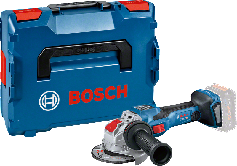 เครื่องเจียรไร้สาย Bosch GWX 18V-15 SC พร้อมกระเป๋าใส่เครื่องมือ.