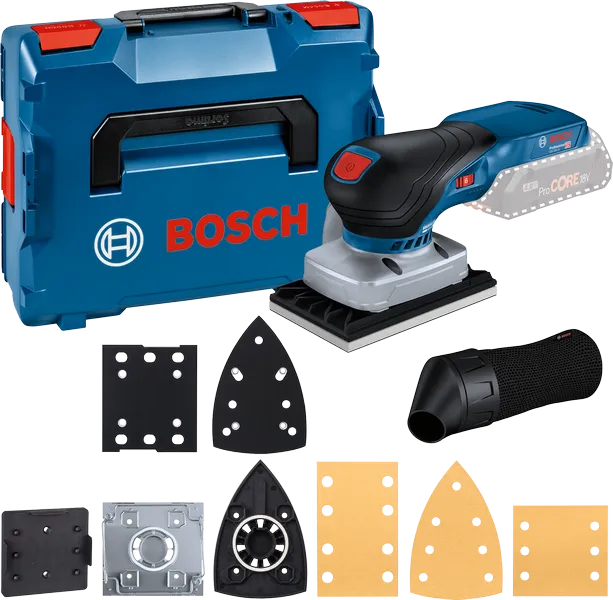ชุดเครื่องขัดแบบสั่นสะเทือนไร้สาย Bosch GSS 18V-13.