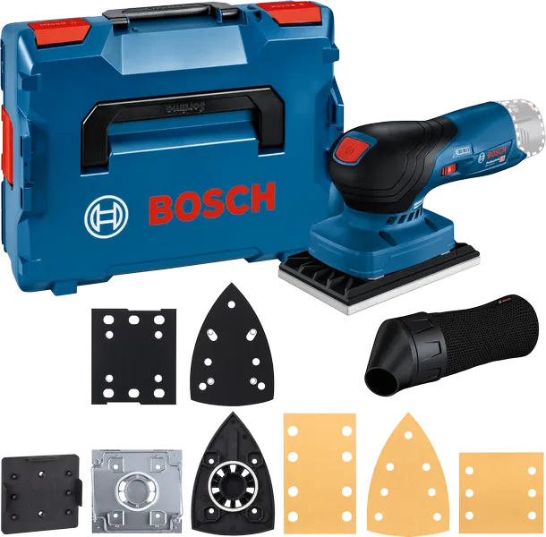 ชุดเครื่องขัดไร้สาย Bosch GSS 12V-13 พร้อมอุปกรณ์เสริม.