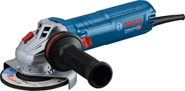 เครื่องเจียรไฟฟ้า Bosch GWS 12-125 S พร้อมด้ามจับด้านข้างตามหลักสรีรศาสตร์.