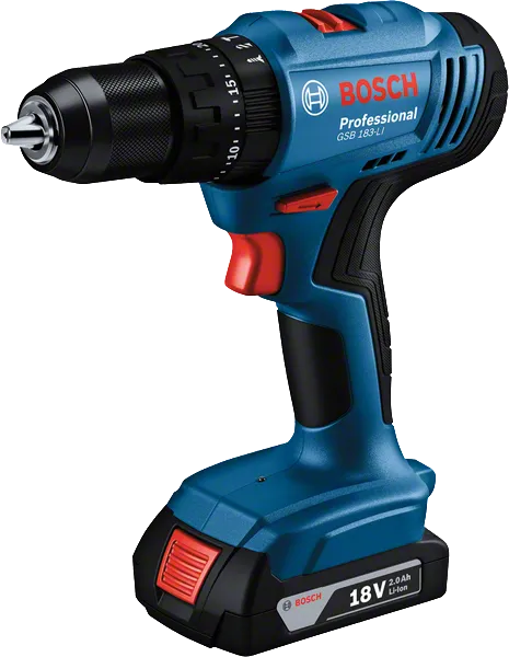 สว่านกระแทกไร้สาย/ไขควงไฟฟ้า Bosch GSB 183-LI 18V.