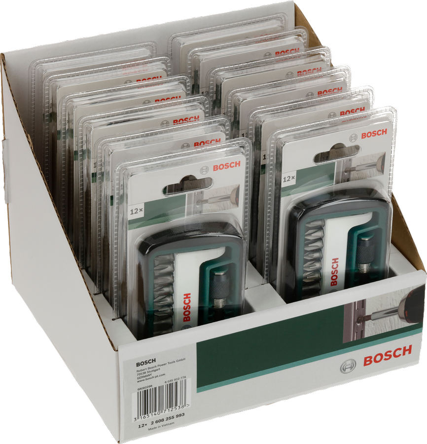 กล่องแสดงตัวอย่างใบเลื่อย Bosch ความหนา 130 มม.