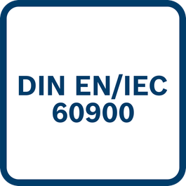 เครื่องมือผ่านการรับรองตามมาตรฐาน DIN EN/IEC 60900