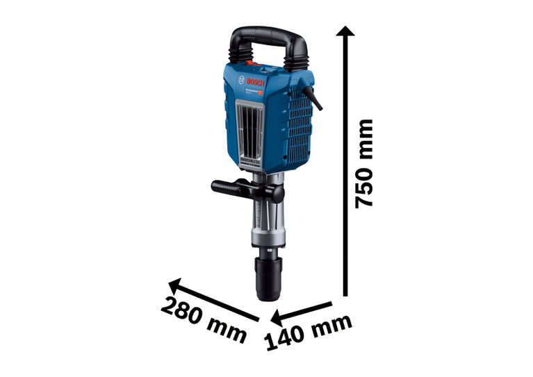 เครื่องตัดไฟรั่ว Bosch GSH 14 C พร้อมมอเตอร์ไร้แปรงถ่าน.