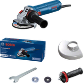 เครื่องเจียรไฟฟ้า Bosch GWS 12-125 S พร้อมอุปกรณ์เสริม.