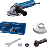 เครื่องเจียรไฟฟ้า Bosch GWS 12-125 S พร้อมอุปกรณ์เสริม.