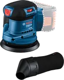 เครื่องขัดแบบสุ่มวงโคจร Bosch GEX 185-LI พร้อมตัวกรองฝุ่น.