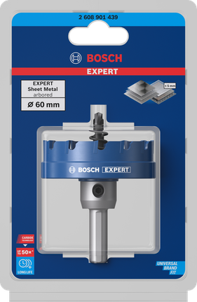 ดอกเจาะคว้าน EXPERT Sheet Metal 60 มม. ดอกเจาะคว้าน EXPERT Sheet Metal 60 มม.